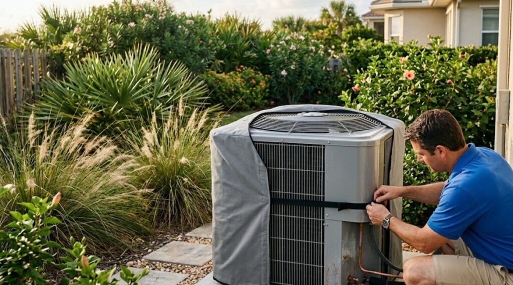 How to Protect Your AC Unit From Salt Air in Pensacola, FL (And When to Call a Professional)
